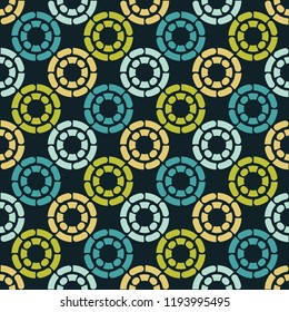 Polka dot seamless pattern. Geometric background. Dots, circles and buttons. Can be used for wallpaper, textile, invitation card, wrapping, web page background.