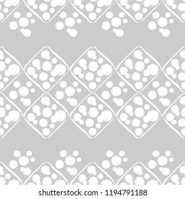 Polka dot seamless pattern. Geometric background. Dots, circles and buttons. Can be used for wallpaper, textile, invitation card, wrapping, web page background.