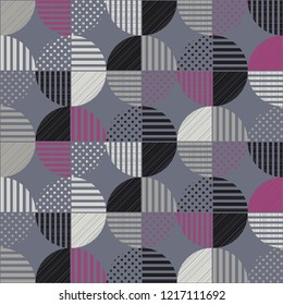 Polka dot seamless pattern. Geometric background. Dots, circles and buttons. Can be used for wallpaper, textile, invitation card, wrapping, web page background.