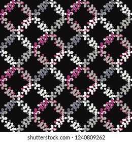 Polka dot seamless pattern. Geometric background. Dots, circles and buttons. Can be used for wallpaper, textile, invitation card, wrapping, web page background.