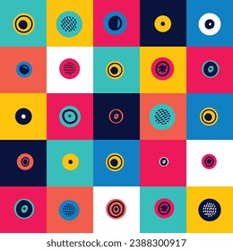 Polka dot seamless pattern. Geometric background. Can be used for wallpaper, textile, invitation card, wrapping, web page background.