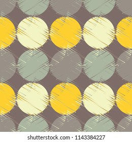 Polka dot seamless pattern. Halftone. Geometric background. The colorful balls. Тextile rapport.