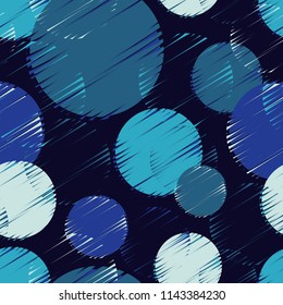 Polka dot seamless pattern. Halftone. Geometric background. The colorful balls. Тextile rapport.