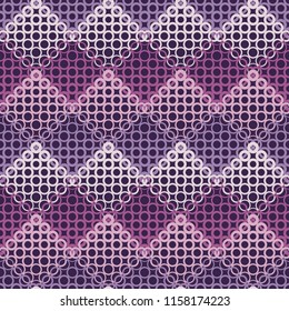 Polka dot seamless pattern. Halftone. Geometric background. Dots, circles and buttons. Тextile rapport.