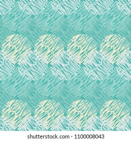 Polka dot seamless pattern. Hand hatching. Brushwork. Geometric background. Scribble texture. ?extile rapport. 