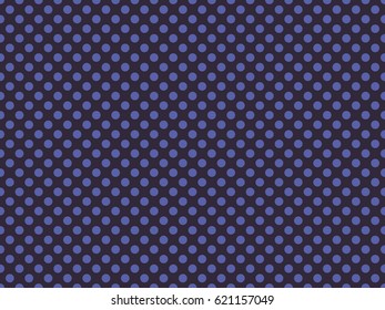 Polka dot seamless pattern. Lilac circles on purple background. Vector illustration. Background for web banners, Wallpapers, print on fabric, textile, wrappers, gifts, clothing. Vintage retro style 
