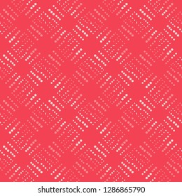Polka dot seamless pattern. Mosaic of large and small circles. Geometric background. Can be used for wallpaper, textile, invitation card, web page background.