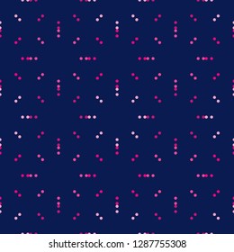 Polka dot seamless pattern. Mosaic of colored balls. Geometric background. Can be used for wallpaper, textile, invitation card, web page background.