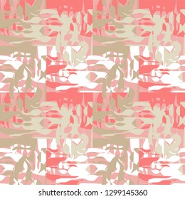 Polka dot seamless pattern. Mosaic of circles with patterned texture. Geometric background. Can be used for wallpaper, textile, invitation card, web page background.