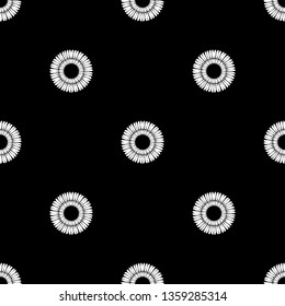 Polka dot seamless pattern. Mosaic of ethnic figures. Geometric background. Can be used for wallpaper, textile, invitation card, wrapping, web page background.
