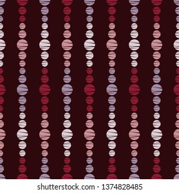 Polka dot seamless pattern. Mosaic of ethnic figures. Geometric background. Can be used for wallpaper, textile, invitation card, wrapping, web page background.