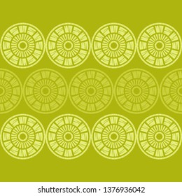 Polka dot seamless pattern. Mosaic of ethnic figures. Geometric background. Can be used for wallpaper, textile, invitation card, wrapping, web page background.