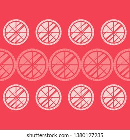 Polka dot seamless pattern. Mosaic of ethnic figures. Bali. Old texture. Geometric background. Can be used for wallpaper, textile, invitation card, wrapping, web page background.