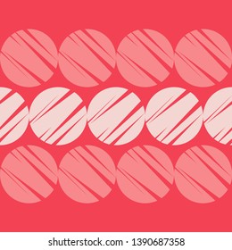 Polka dot seamless pattern. Mosaic of ethnic figures. Patterned texture. Geometric background. Can be used for wallpaper, textile, invitation card, wrapping, web page background.