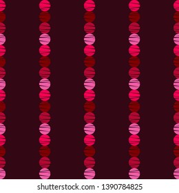 Polka dot seamless pattern. Mosaic of ethnic figures. Patterned texture. Geometric background. Can be used for wallpaper, textile, invitation card, wrapping, web page background.
