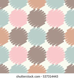 Polka dot seamless pattern. Print. Repeating background. Cloth design, wallpaper.