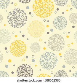 Polka dot seamless pattern. Print. Repeating background. Cloth design, wallpaper.