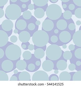 Polka Dot Seamless Pattern. Raster Illustration.
