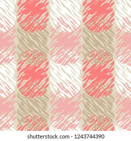 Polka dot seamless pattern. Scribble texture. Squiggles. Geometric background. Dots, circles and buttons. Can be used for wallpaper, textile, invitation card, wrapping, web page background.