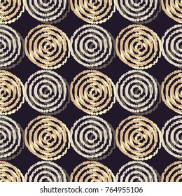Polka dot seamless pattern. Scribble texture. Textile rapport.