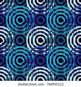 Polka dot seamless pattern. Scribble texture. Textile rapport.