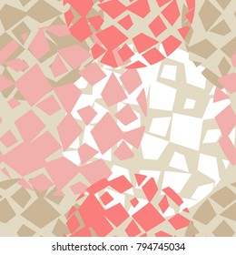 Polka dot seamless pattern. Scribble texture. Textile rapport. 