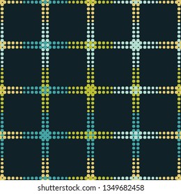 Polka dot seamless pattern. The shape of the drawn circles. Strips. Geometric background. Can be used for wallpaper, textile, invitation card, wrapping, web page background.