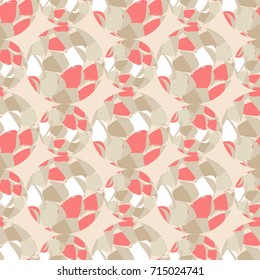 Polka dot seamless pattern. Spots texture. 3D balls. Textile rapport.