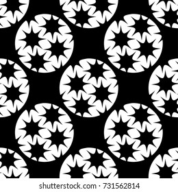 Polka dot seamless pattern. Star texture. Textile rapport.