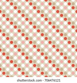 Polka dot seamless pattern. Textile rapport.