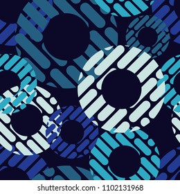 Polka dot seamless pattern. The texture of the strips and dots. Geometric background. Scribble texture. textile rapport. 