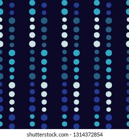 Polka dot seamless pattern. The texture of the dots. Hand hatching. Brushwork. Geometric background. Can be used for wallpaper, textile, invitation card, wrapping, web page background.