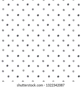 Polka dot seamless pattern. Vector illustration.