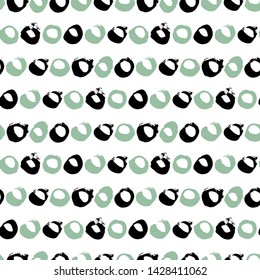 Polka dot seamless pattern. Vector illustration.
