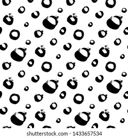 Polka dot seamless pattern. Vector illustration.