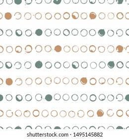 Polka dot seamless pattern. Vector illustration.