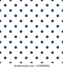 Polka dot seamless pattern vector