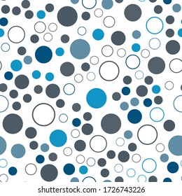 Polka dot nahtlos Muster, Wallpaper, einfacher Hintergrund für Cover, Webseiten und Konferenzen, Visitenkarten. Vektor-Abbildung