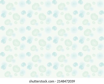 Polka dot seamless pattern with watercolor style. Lovely childish repeat dot background. Editable vector illustration for Baby Shower Invitation card, Nursery room decor, Poster, template, backdrop.
