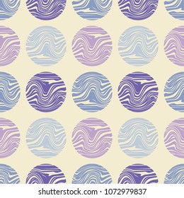 Polka dot seamless pattern. Wooden texture. Geometric background. The colorful balls. Scribble texture. textile rapport. 