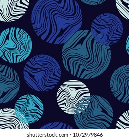 Polka dot seamless pattern. Wooden texture. Geometric background. The colorful balls. Scribble texture. textile rapport. 