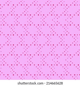 Polka dot seamless vector pattern. Abstract dots background.