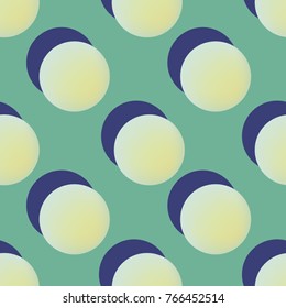 Polka dot seamless vector pattern