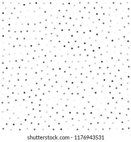 Polka dot seamless vintage pattern with messy dots tiled for fabric, wallpaper or wrapping paper