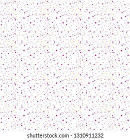 Polka dot seamless vintage pattern with messy dots tiled for fabric, wallpaper or wrapping paper. eps 10.