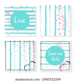 Polka Dot Sequins. Stripe Festive Flyer. White Holiday Magazine. Rose Design. Handdrawn Particle Set. Pink Dream Textile. Turquoise Rain Concept. Stripe Polka Dot Sequins