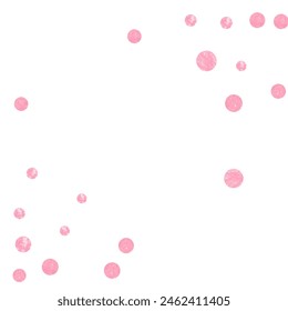 Polka Dot Texture. December Illustration. Pink Premium Paint. Feminine Offer. Golden Dream Flyer. Rose Holiday Stardust. Decoration Starburst. Pink Polka Dot Texture