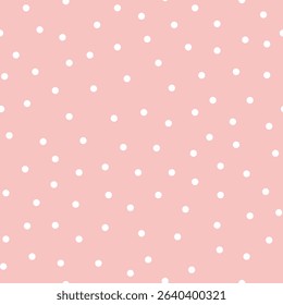 Polka dot vector background. Fashion trendy seamless pattern with circles. Retro wallpaper with dots. Abstract geometric allover print with points, for fabric, paper, textile, clothes and accessories