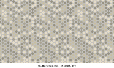 Polka dot vector design with a minimalist round shape pattern. Ideal for trendy fabric prints, wallpapers, and poster backgrounds with a simple geometric touch.