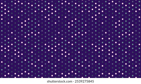 Diseño de Vector de lunares con un patrón de forma redonda minimalista. Ideal para estampados de tela, Fondos de pantalla y fondos de póster de moda con un toque geométrico simple.